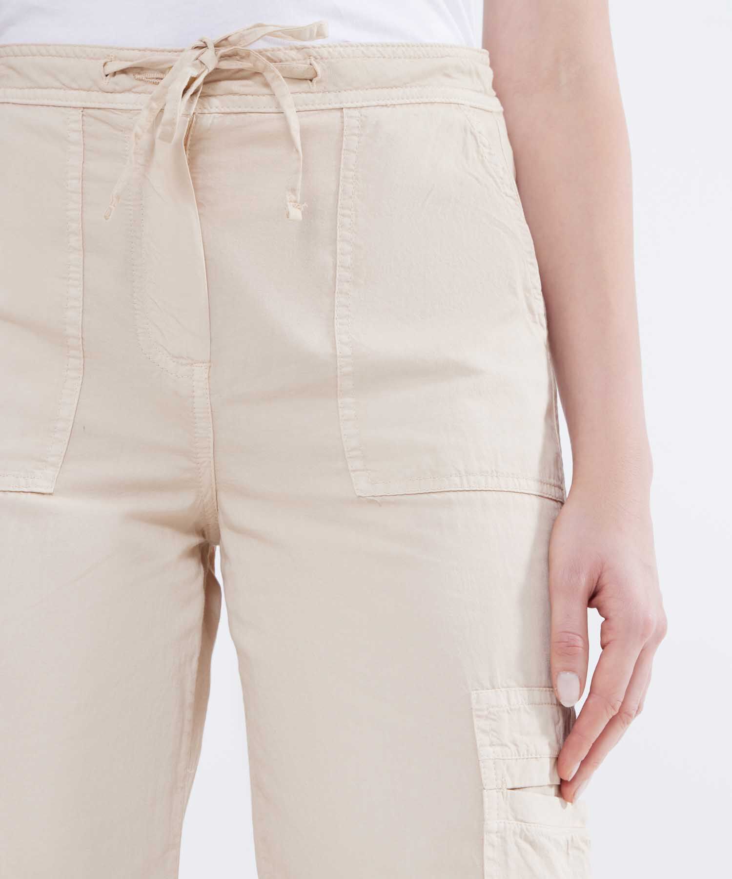 Pantal&oacute;n Cargo en Dril, Beige, hi-res