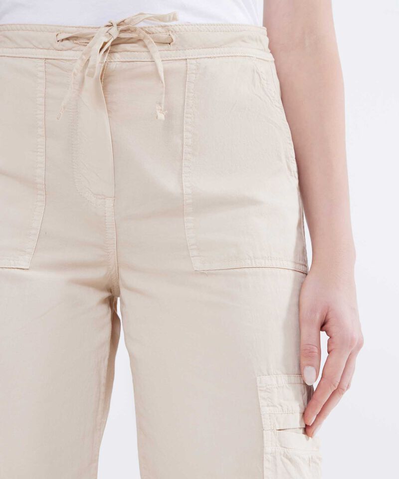 Pantal&oacute;n Cargo en Dril, Beige, hi-res