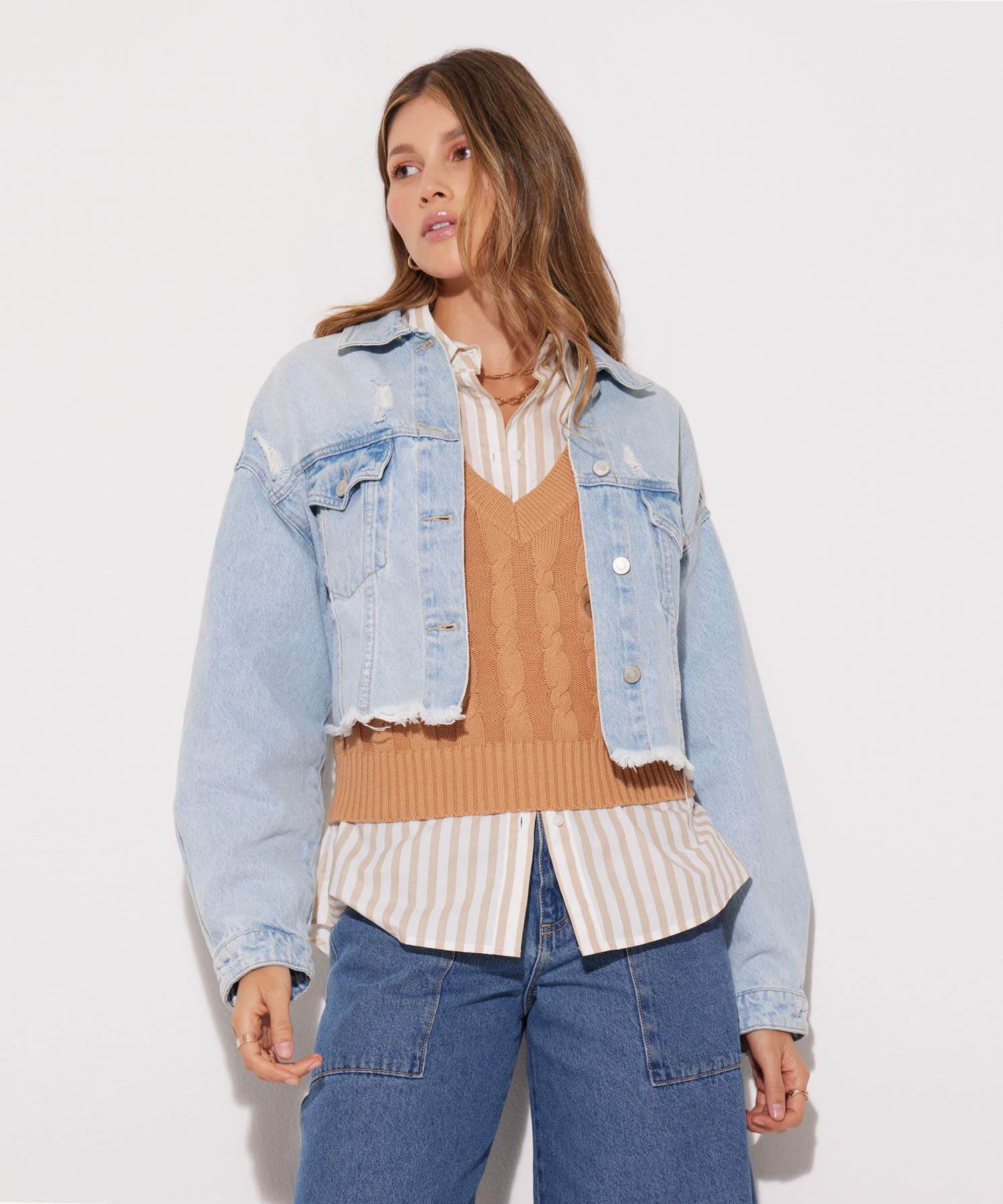 Chaquetas de jean mujer
