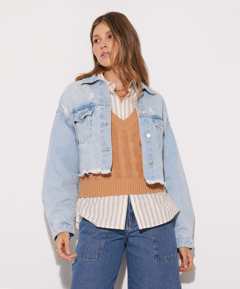 Chaquetas de jean mujer