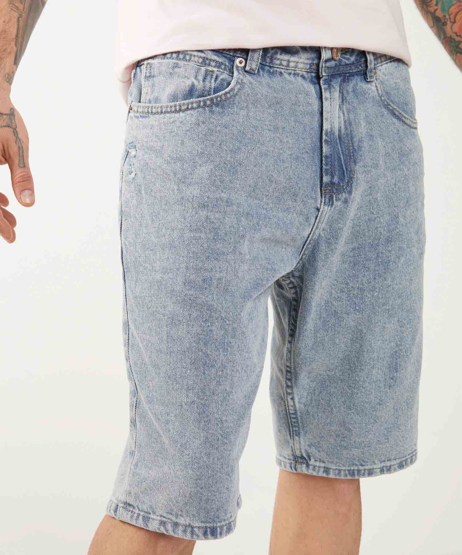 Bermudas jeans hombre