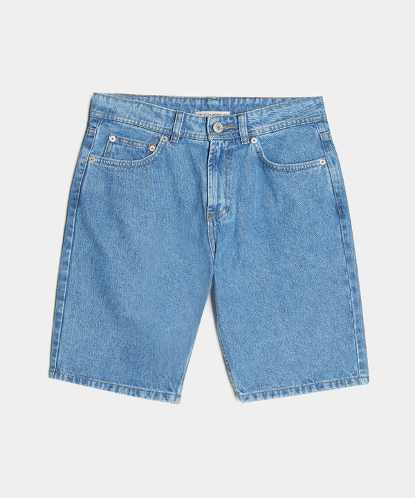 Bermudas jeans hombre