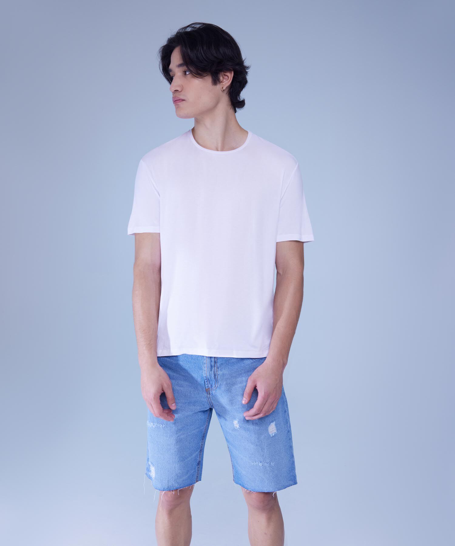 Bermudas jeans hombre