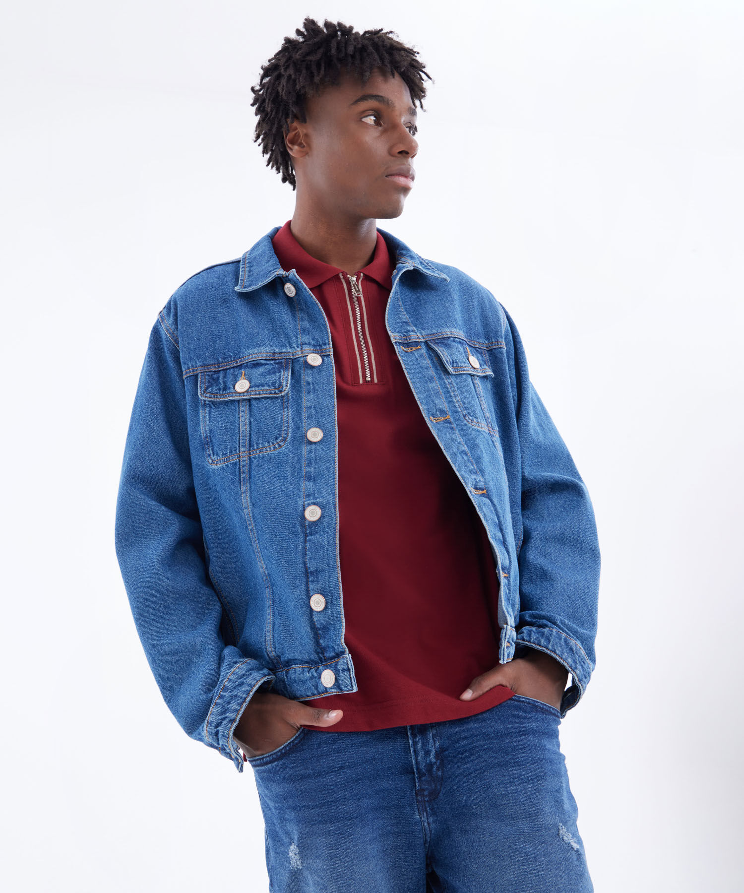 Jacket jeans para hombre new arrivals
