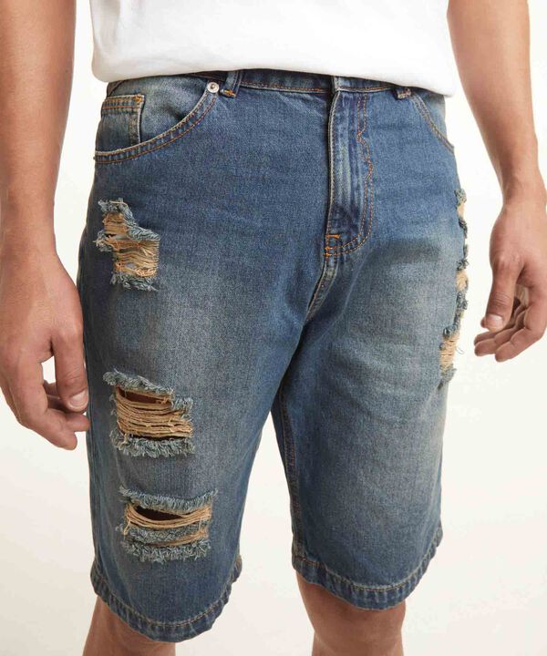 Bermudas jeans hombre
