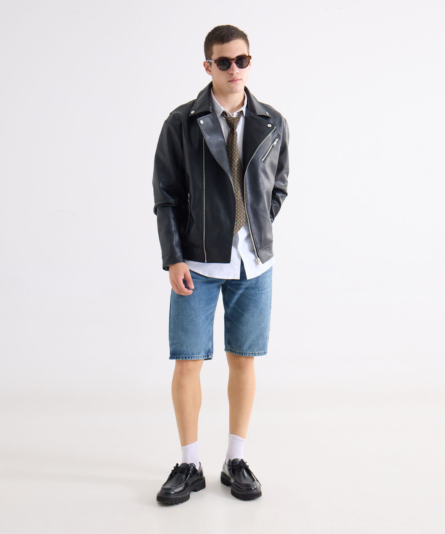 Camisa Stretch Cuello Gales, Marfil, hi-res