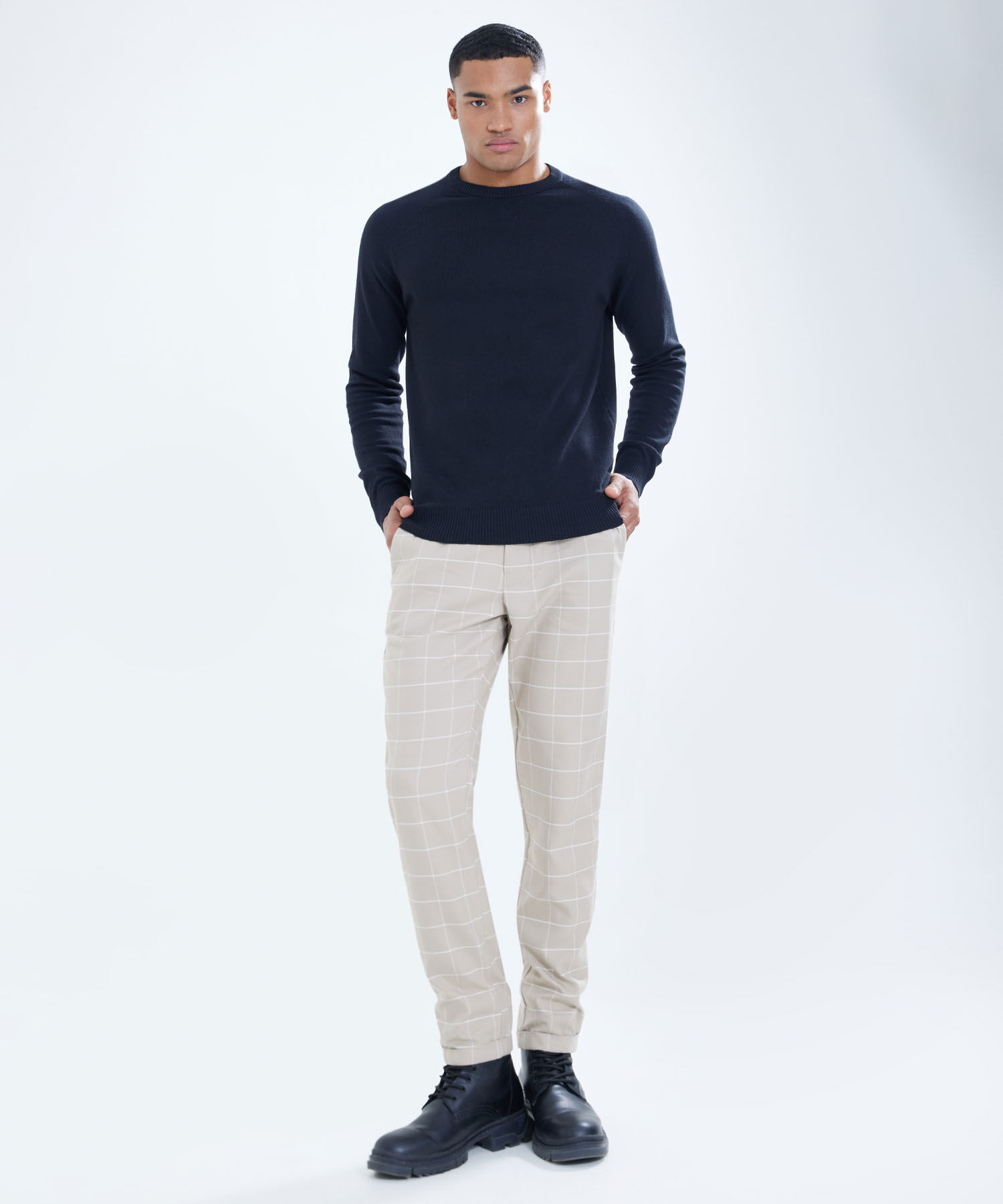 Jogger a cuadros hombre new arrivals