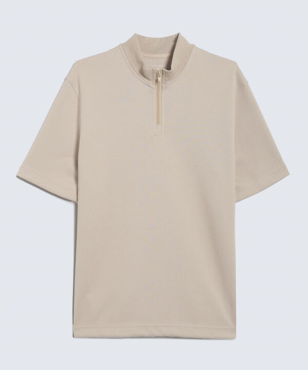 Polo Cuello Alto, Beige, hi-res