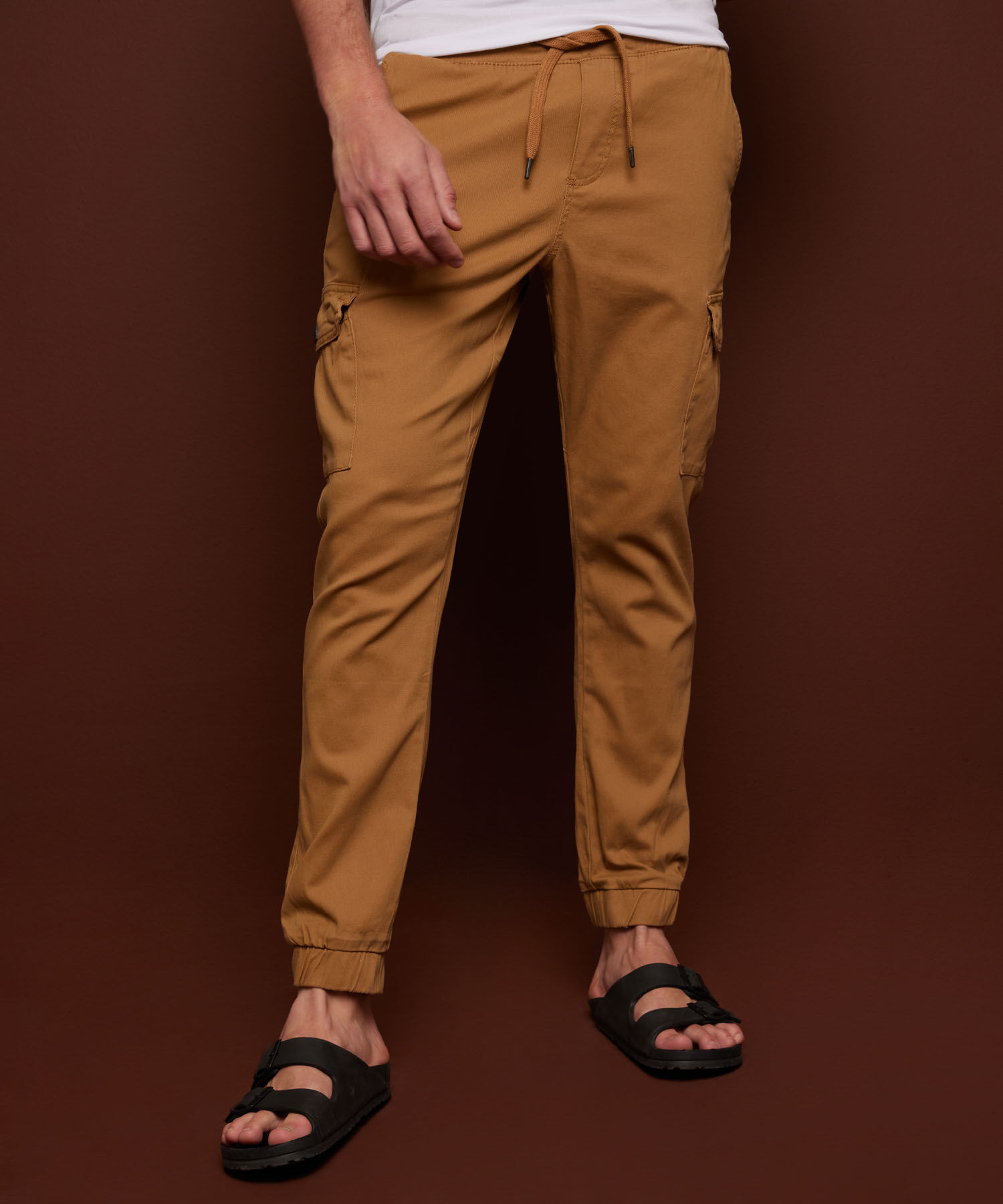 Pantal&oacute;n Jogger Cargo, Camel, hi-res
