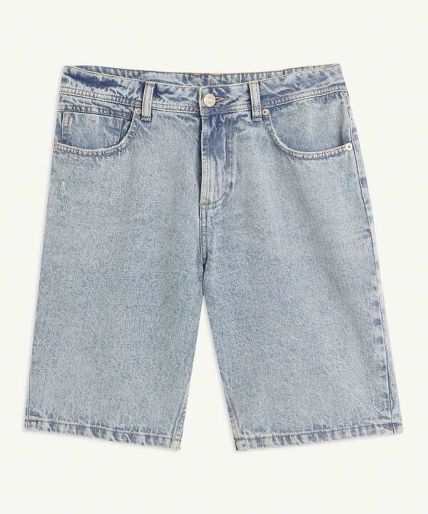 Bermudas jeans hombre