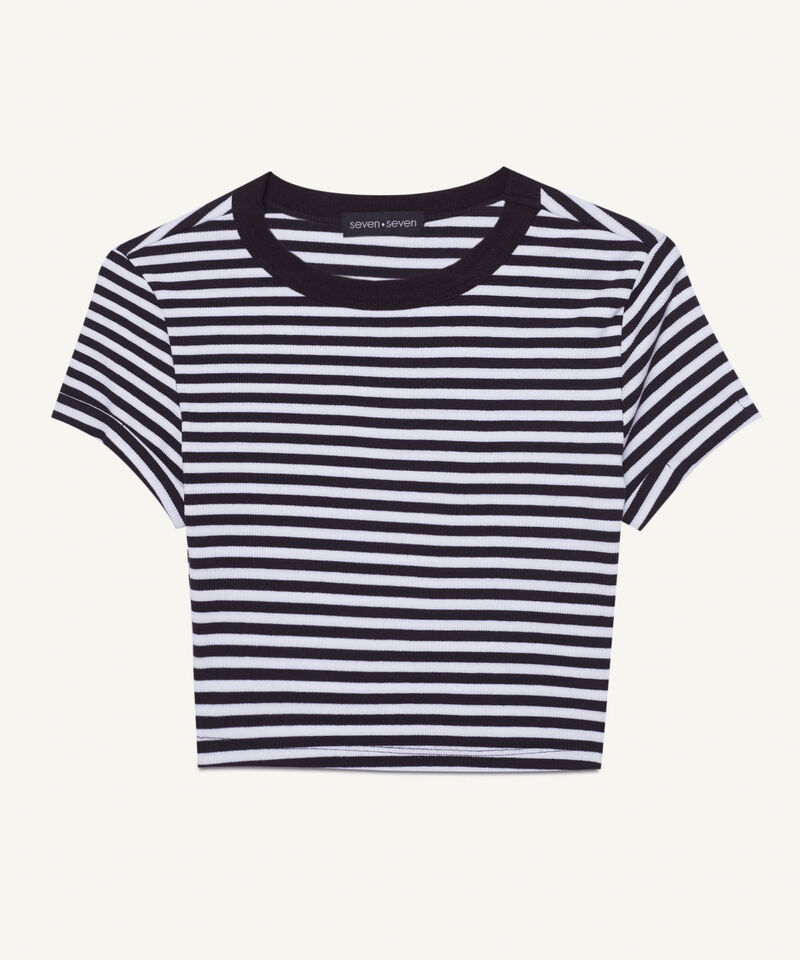 Crop Top a Rayas|Compra Online|SEVEN SEVEN