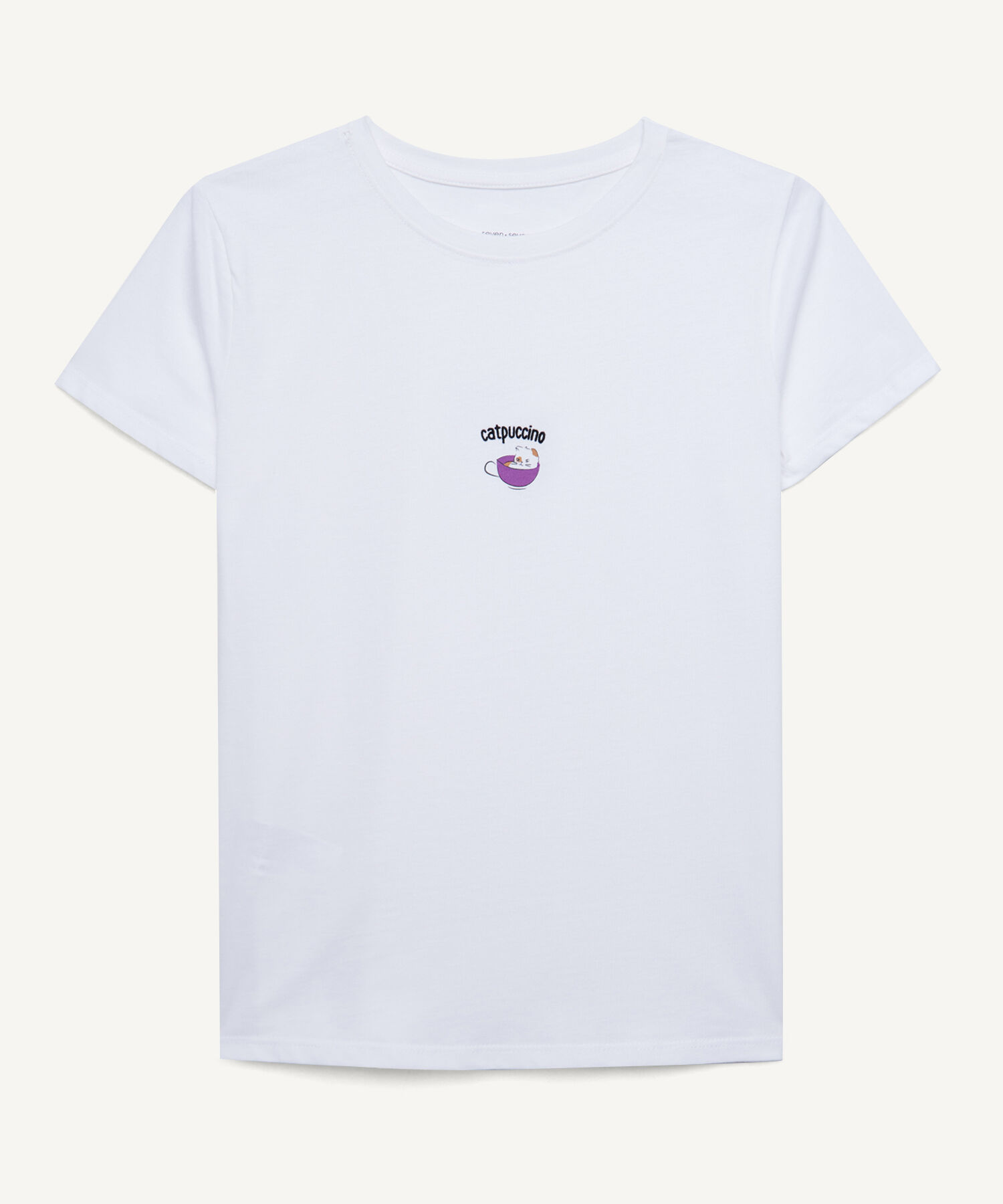 Camiseta Estampada Manga Corta, Crudo, hi-res