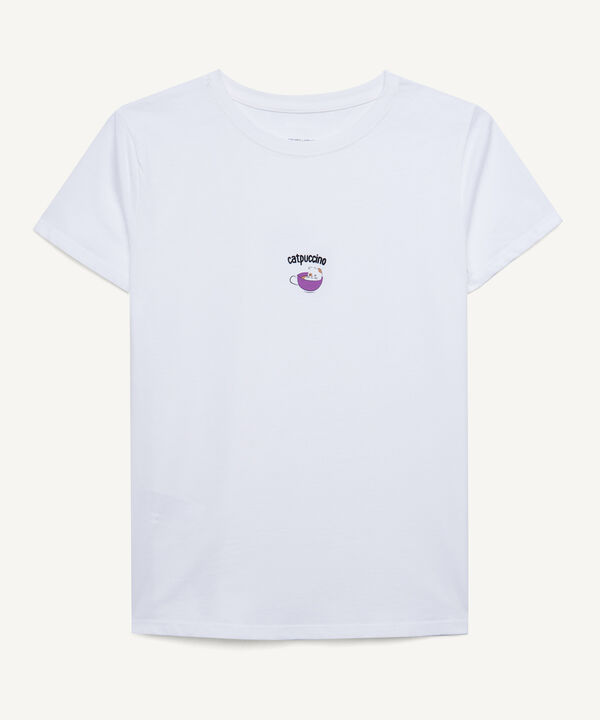 Camiseta Estampada Manga Corta, Crudo, hi-res