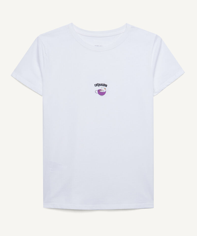 Camiseta Estampada Manga Corta, Crudo, hi-res