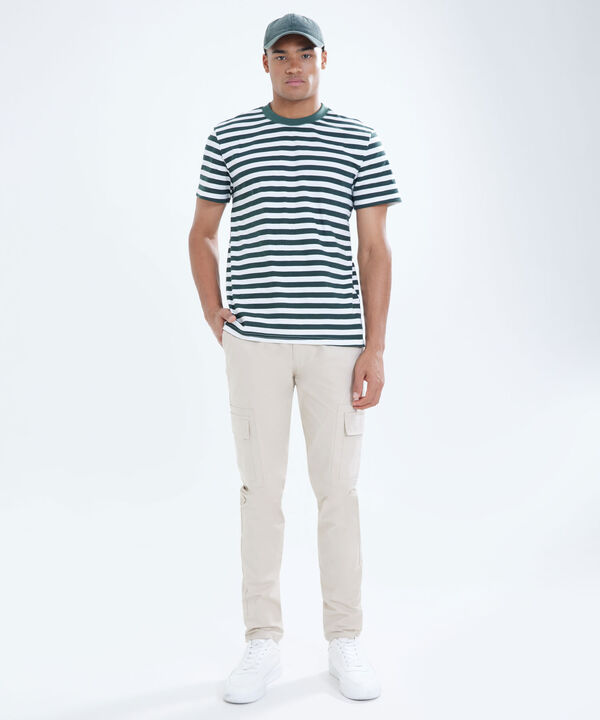 Pantal&oacute;n Tipo Chino Con Bolsillos, Beige, hi-res image number null