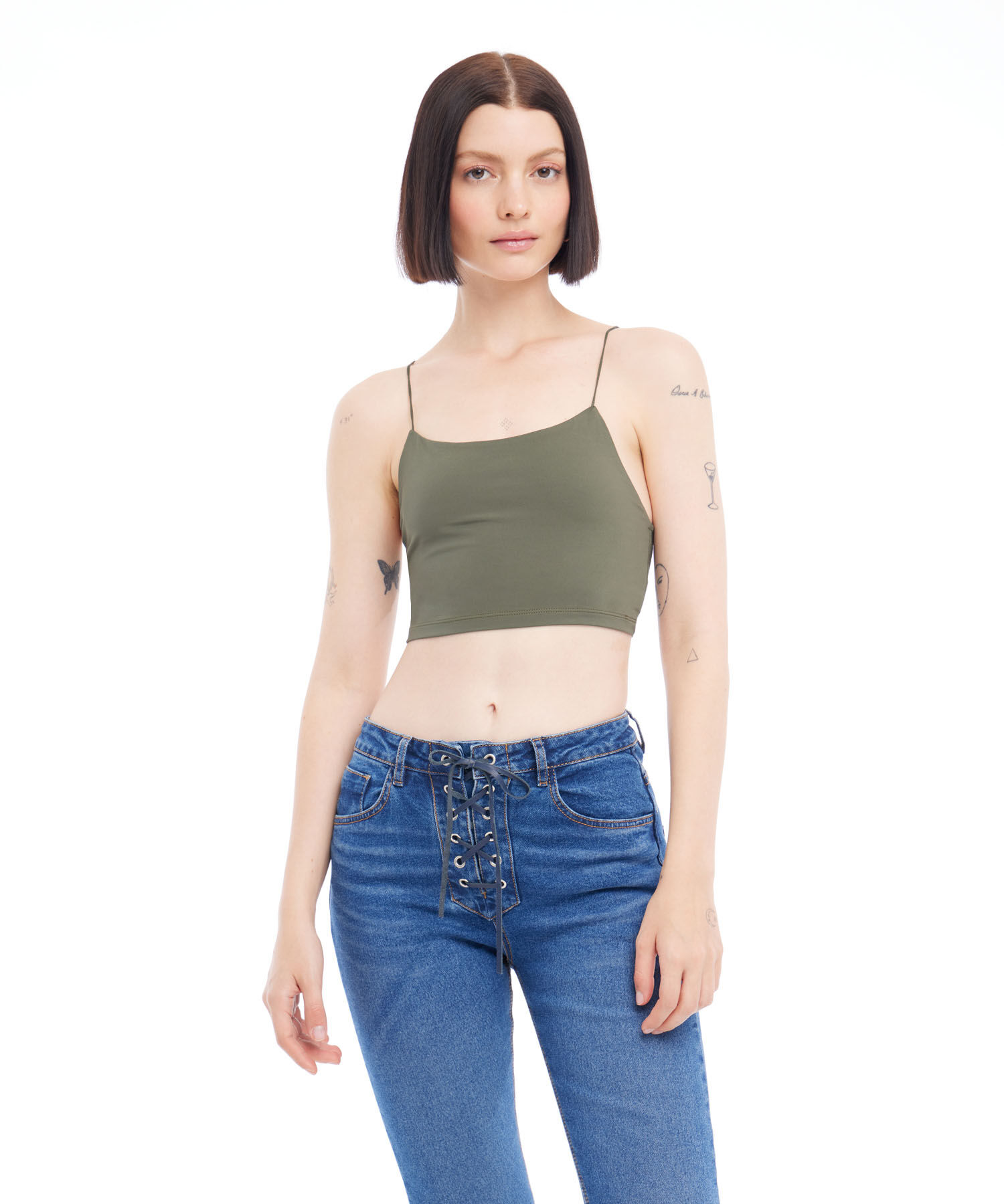 Crop Top Cuello Redondo Para Mujer Compra Online SEVEN SEVEN