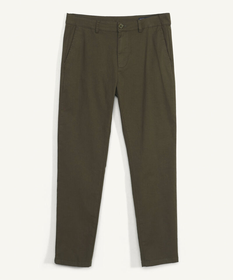 Pantal&oacute;n Tipo Chino con Bolsillos, Verde, hi-res