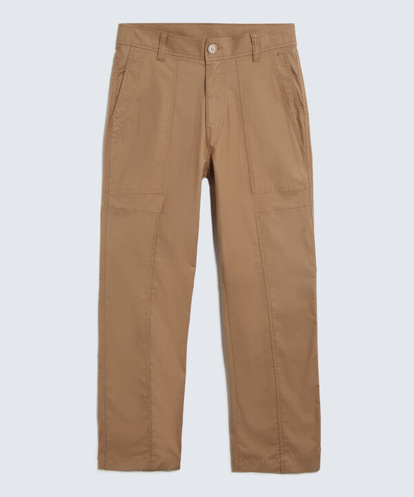 Pantal&oacute;n Chino con Cortes, Camel, hi-res