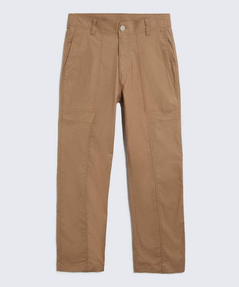 Pantal&oacute;n Chino con Cortes, Camel, hi-res