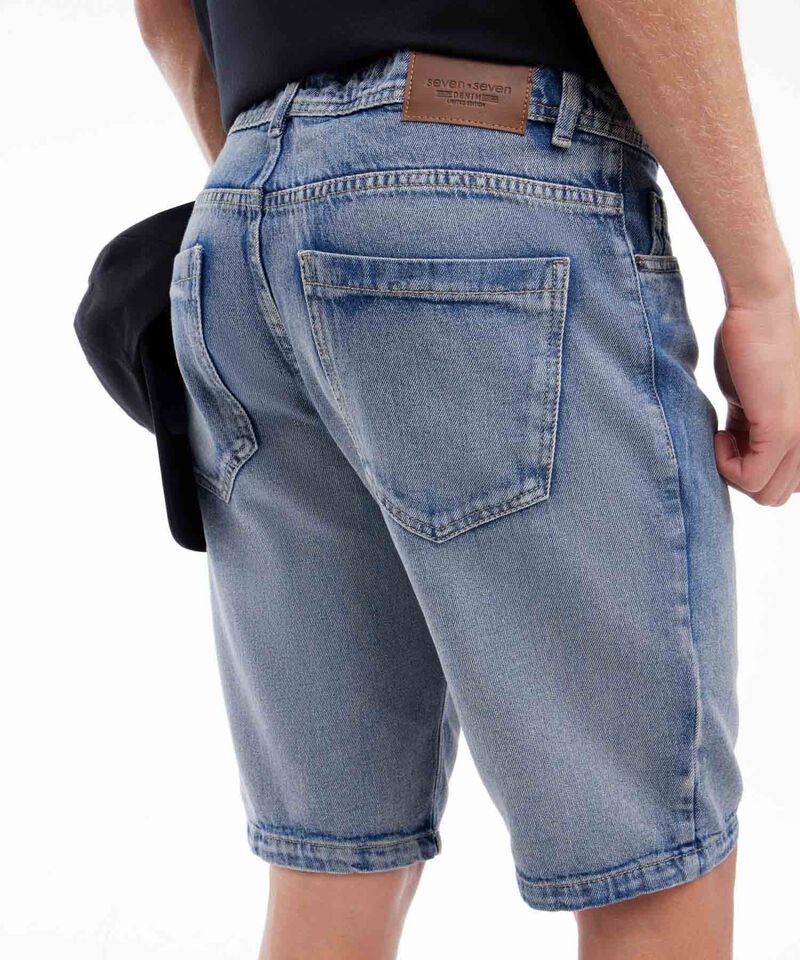 Bermudas jeans hombre