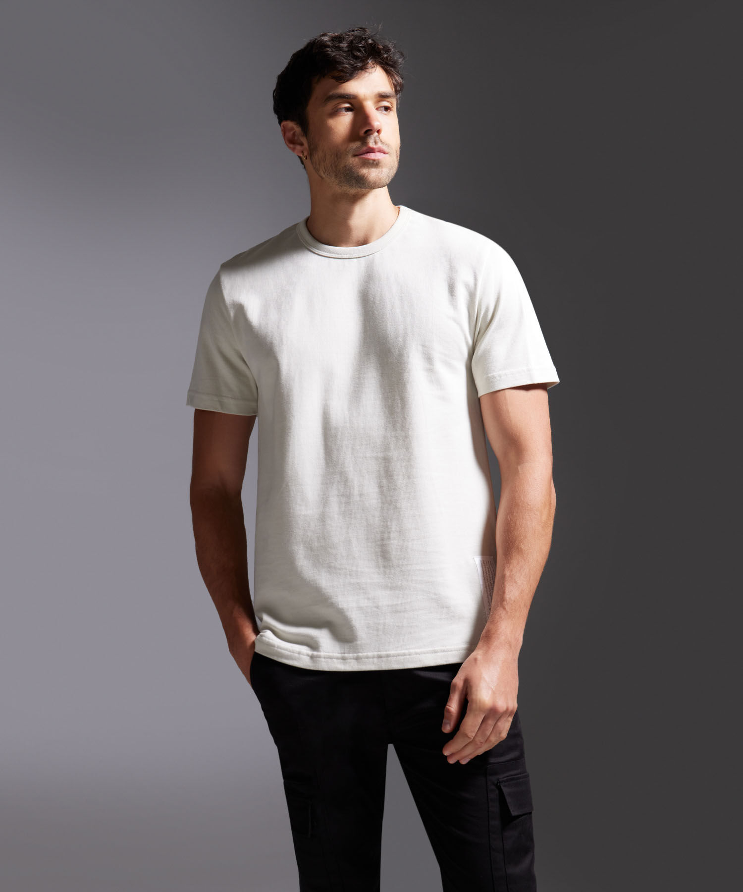 Camisas de cuello redondo para hombre cheap