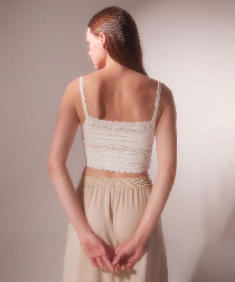 Crop Top Texturizado, Crudo, hi-res