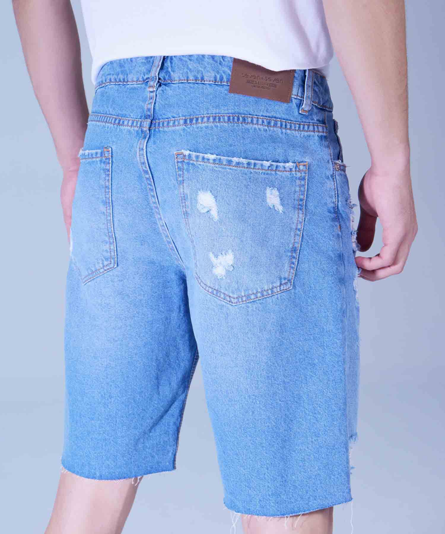 Bermudas jeans hombre