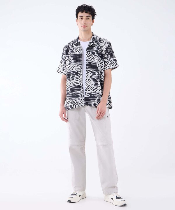 Camisa Resort Estampada, NegroCarbon, hi-res