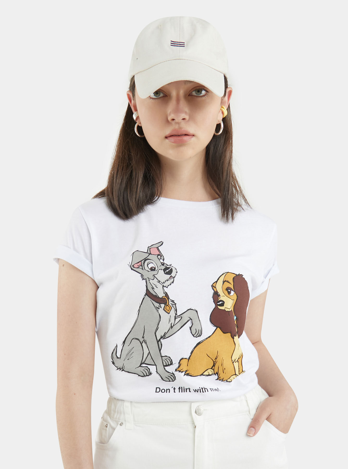 Camiseta Estampada La Dama Y El Vagabundo Compra Online SEVEN SEVEN