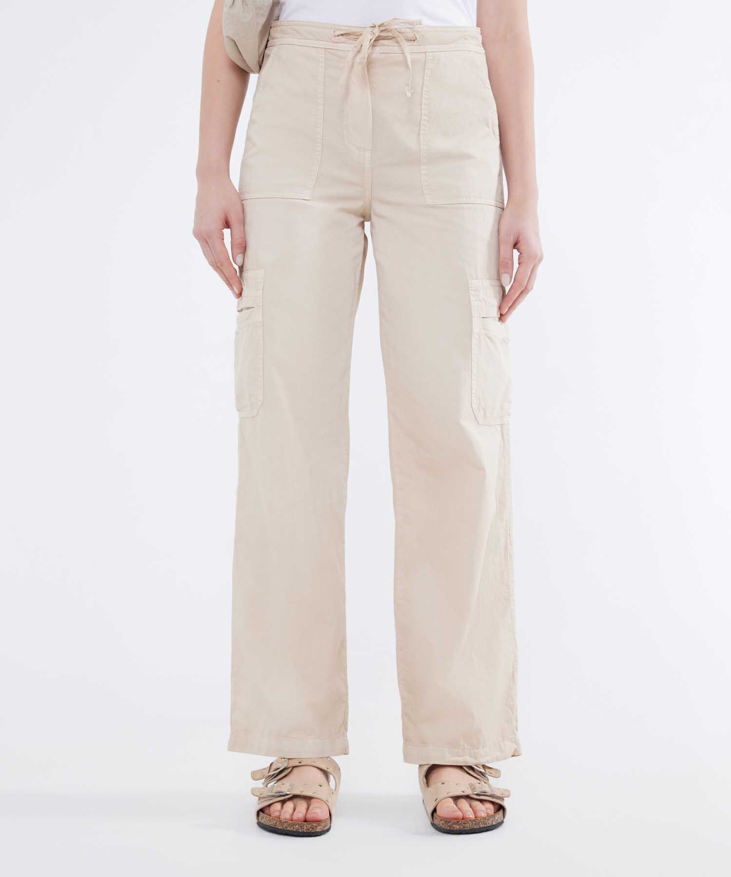 Pantal&oacute;n Cargo en Dril, Beige, hi-res