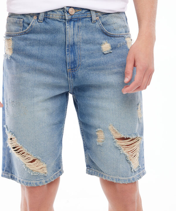 Bermudas jeans hombre image number null