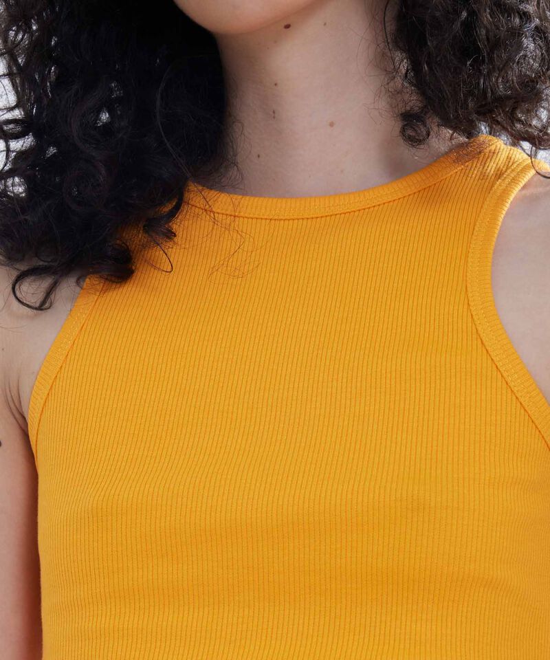 Camiseta Esqueleto Tipo Crop, Mandarina, hi-res