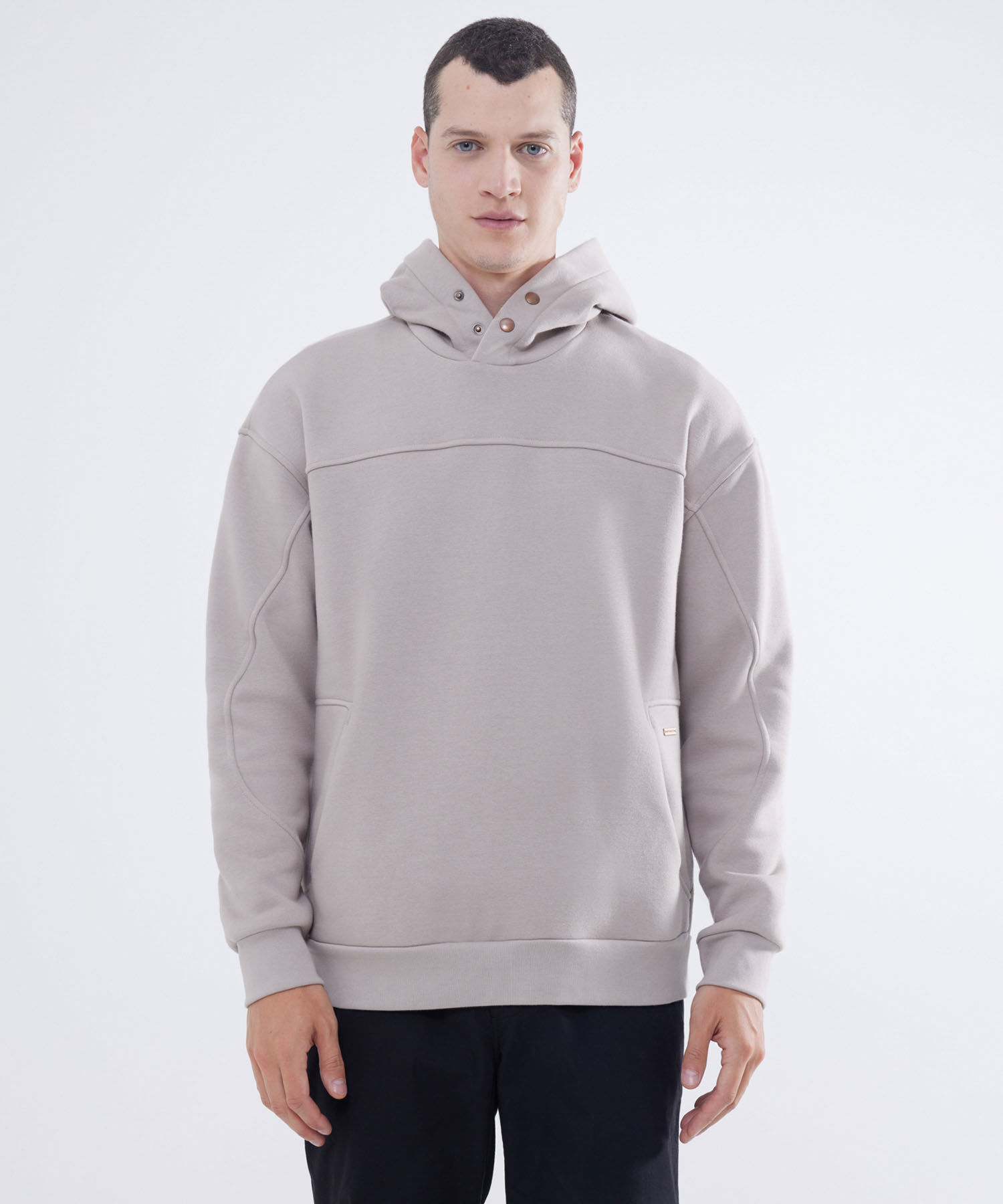 Hoodie cuello alto outlet