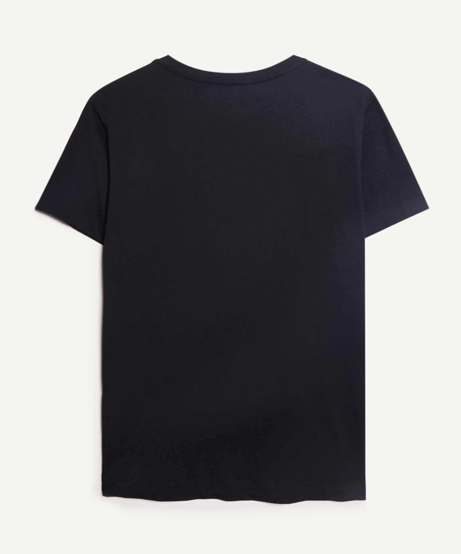 Camiseta Con Estampado Efecto Gamuzado Y Bordado By María José Guzmán, Negro, hi-res
