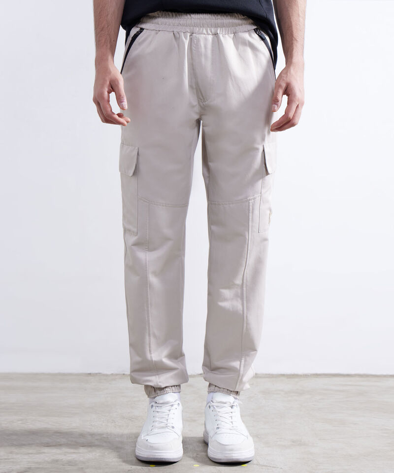 Jogger con Bolsillos Cargo, Crudo, hi-res