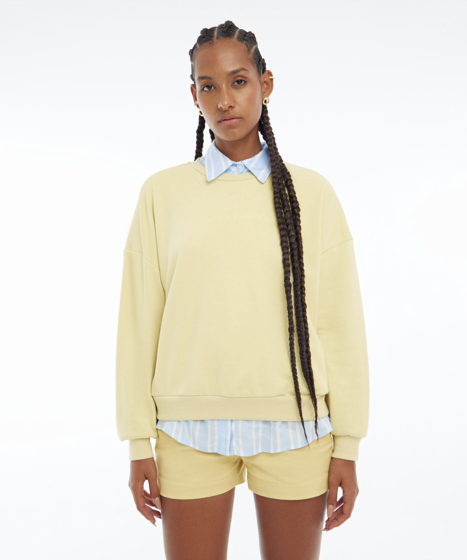 Buzo Cuello Redondo Con Bordado Compra Online SEVEN SEVEN
