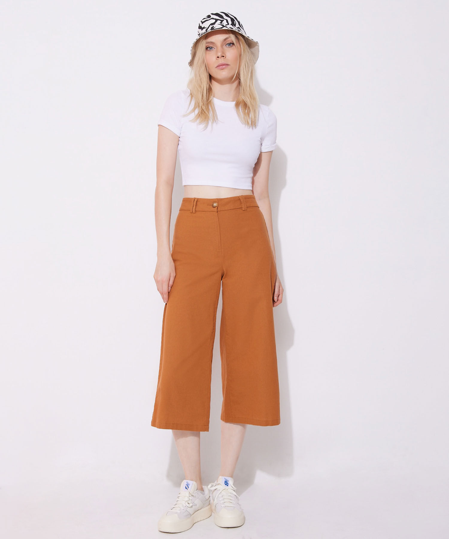 Pantalon tipo culotte clearance