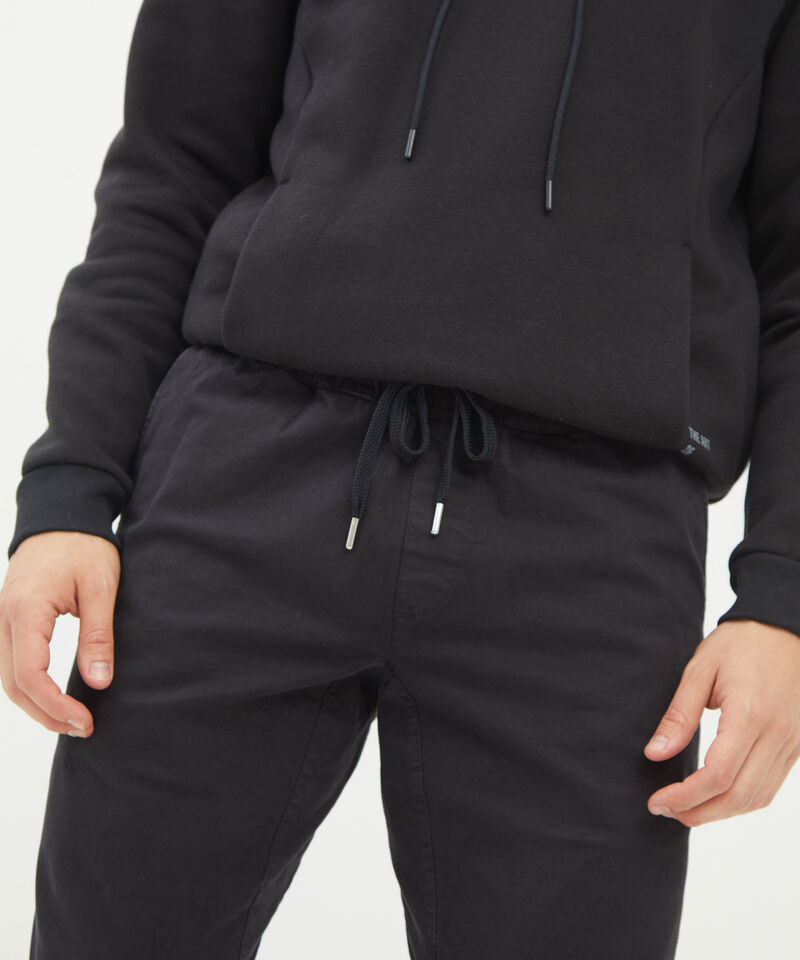 Jogger con Cord&oacute;n para Hombre, Negro, hi-res