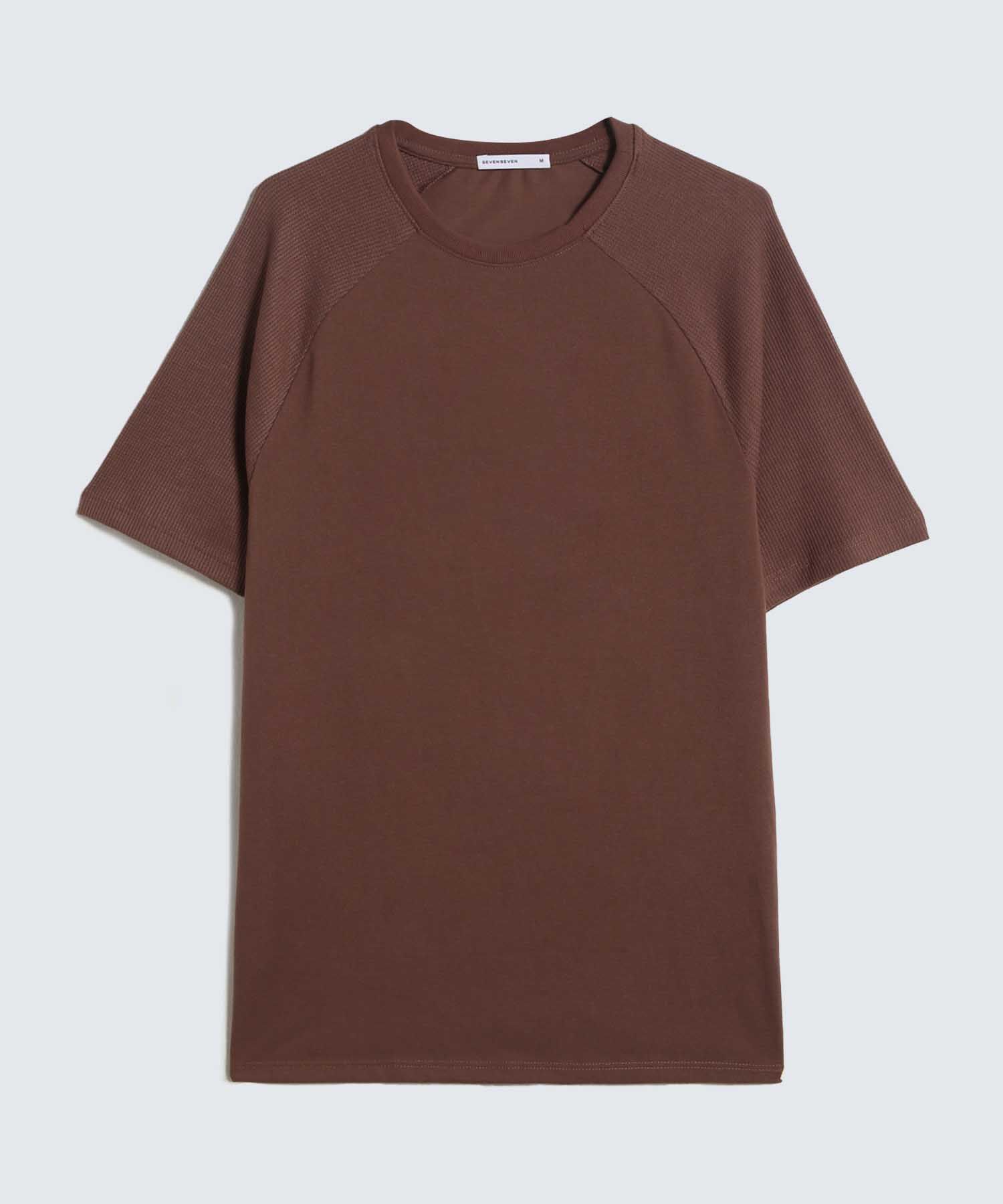 Camiseta Texturizada, Cafe, hi-res