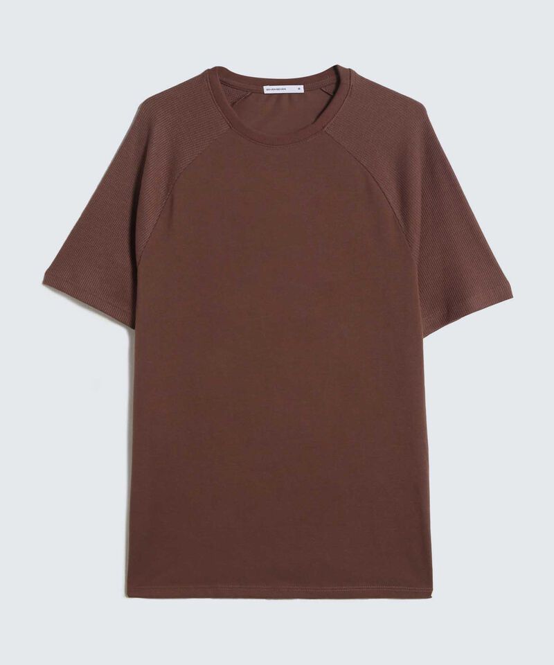Camiseta Texturizada, Cafe, hi-res