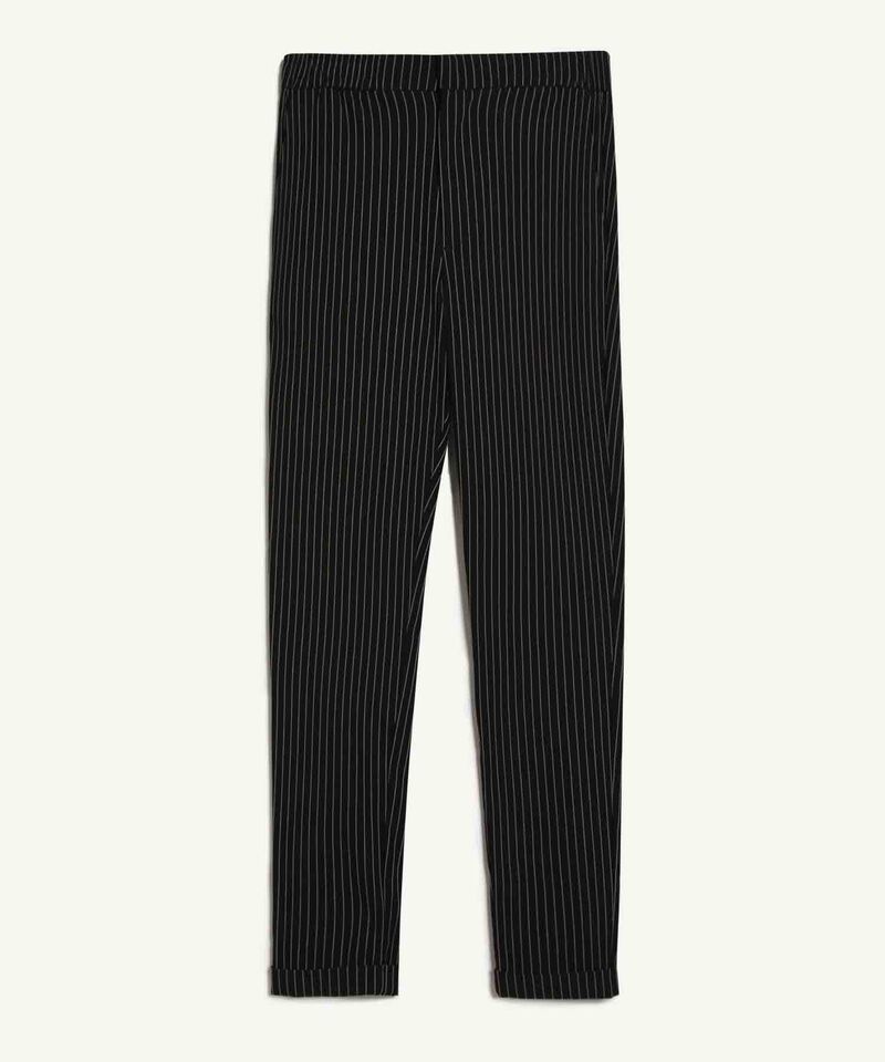 Jogger Casual A Rayas, Negro, hi-res