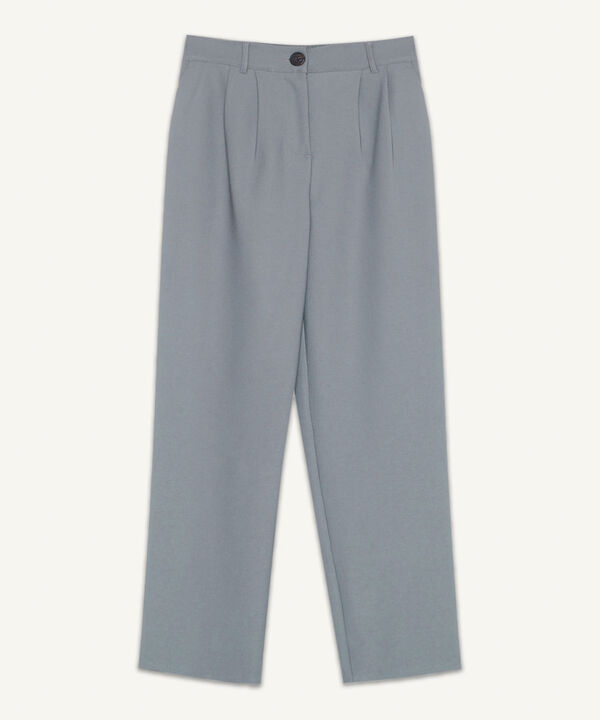 Pantal&oacute;n Palazzo Con Bolsillos, VerdeOliva, hi-res