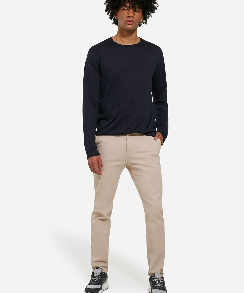 Pantal&oacute;n Chino Con Bolsillos, Avena, hi-res