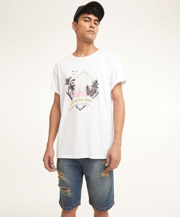 Bermudas jeans hombre