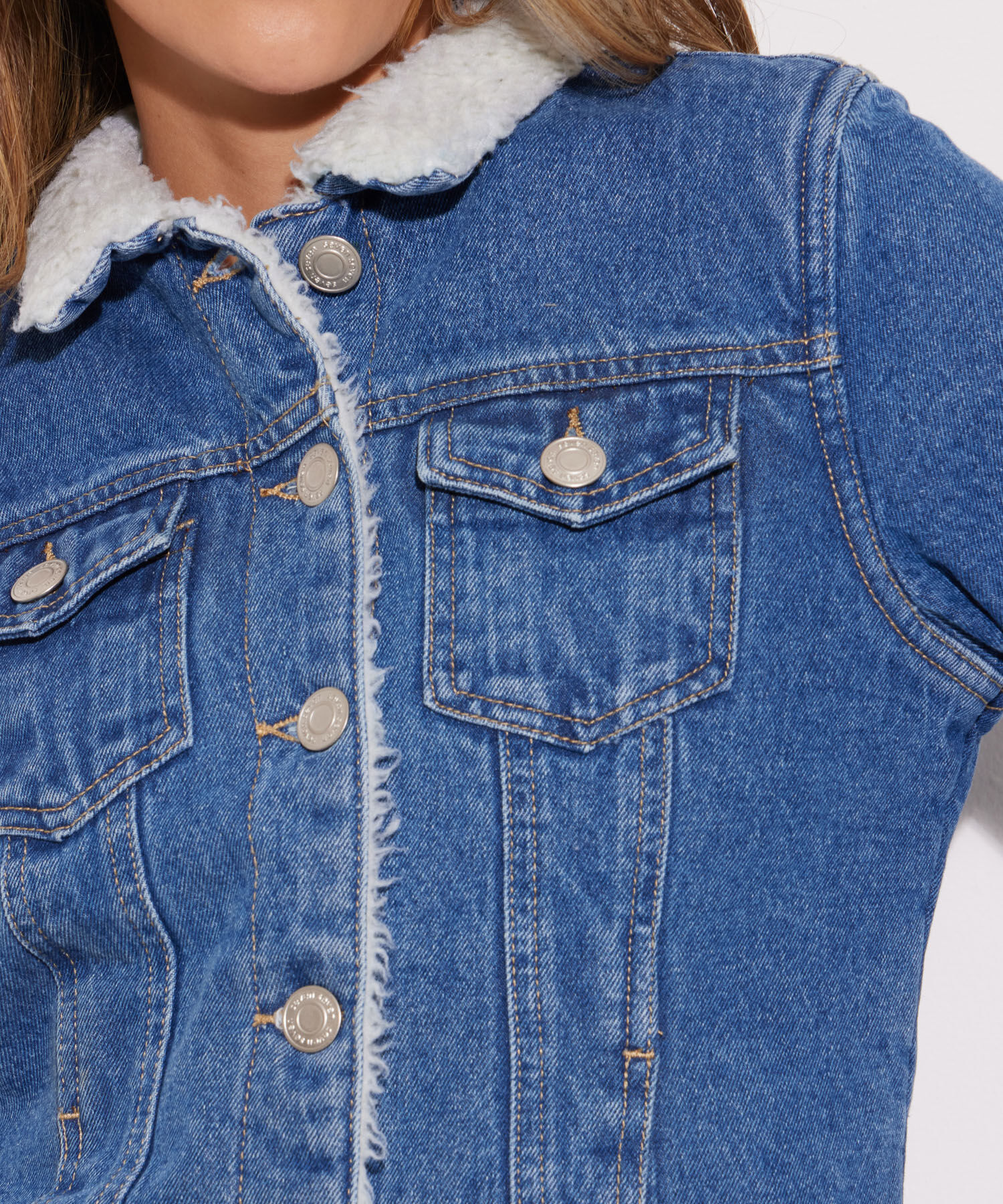 Chaqueta Ovejera Tipo Trucker Compra Online SEVEN SEVEN