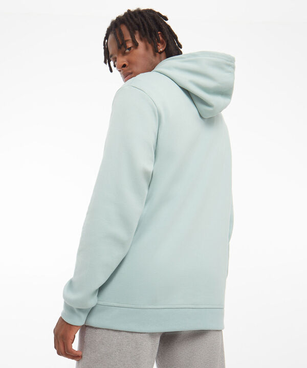 Buzo Hoodie B&aacute;sico Unicolor, Verde, hi-res