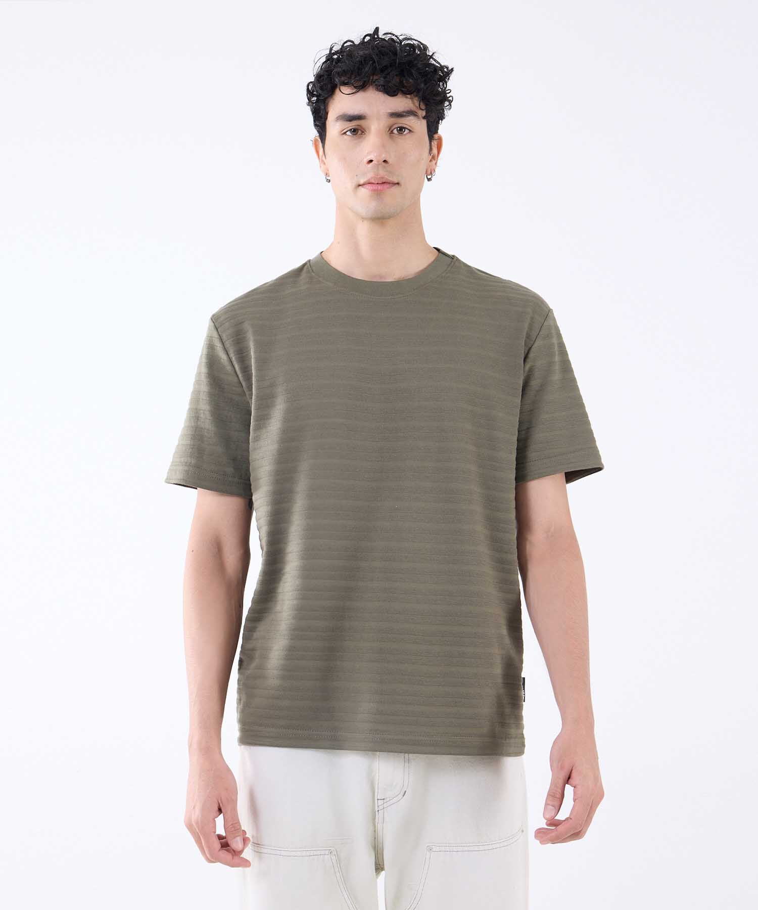 Camiseta Texturizada, VerdeClaro, hi-res