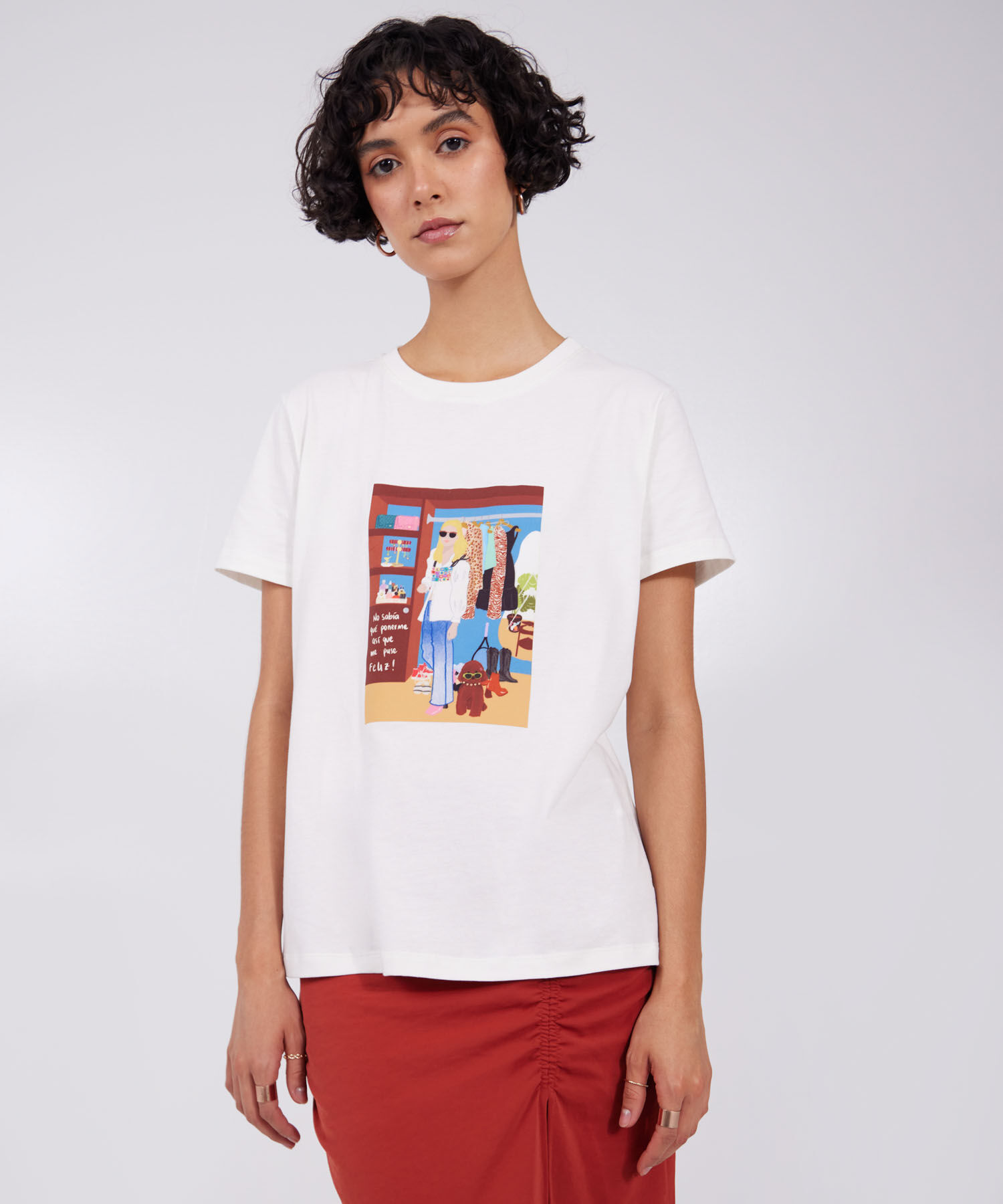 Camisetas basicas oversize discount