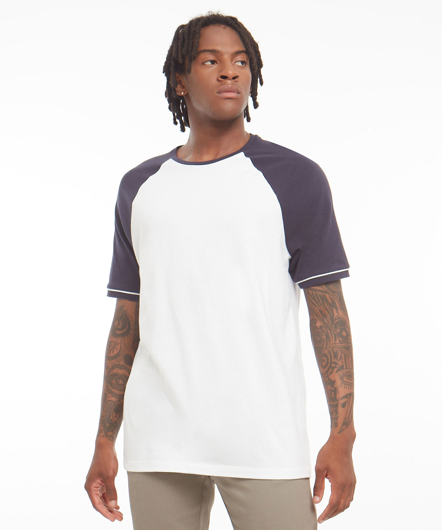 Camisetas manga ranglan hombre outlet