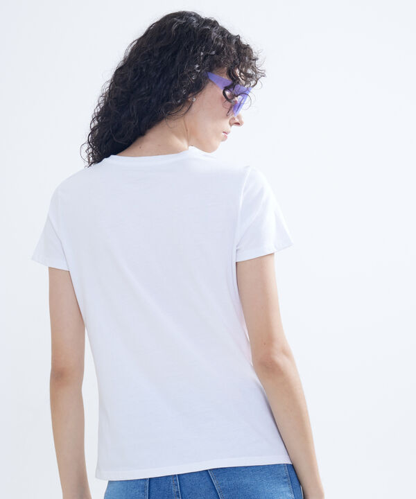 Camiseta Estampada Manga Corta, Crudo, hi-res